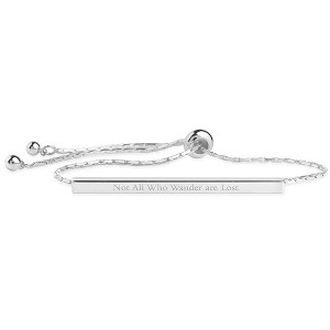 SHINE by Sterling Forever Inspirational Bar Slider Bracelet - 1 of 2