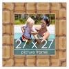 PosterPalooza | 27x27 Wide Bamboo Picture Frame, UV Acrylic, 4 Finishes - Brown, Black, Silver, and Natural - 2 of 4