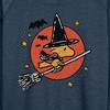 Women's - Peanuts - Woodstock Witch Lightweight French Terry Wide Neck Long Sleeve Shirt - 2 of 4