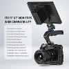 Camera Monitor Mount with Cold Shoe, Anti Twist 1/4" Screw for 5" & 7" Field Monitor Compatible with Atomos Ninja V, 360° Swivel & Adjustable 180° - 2 of 4