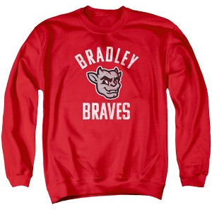 Bradley University Official Braves Logo Adult Crewneck Sweatshirt - 1 of 4