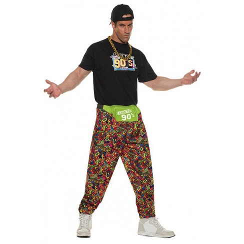 Underwraps Costumes 90s Baggy Pants Men's Costume, One Size