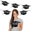 Big Dot of Happiness Hats Off Grad - Graduation Hat Decorations DIY Graduation Large Party Essentials - 20 Count - 2 of 4