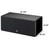 Focal Vestia Center 2-Way Center Channel Loudspeaker finished in Black - Sold Individually - 3 of 4