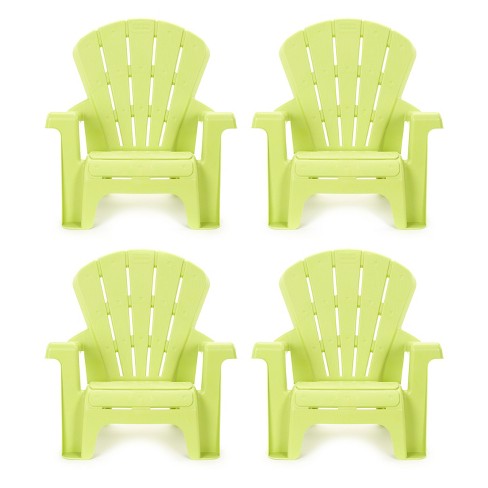 Little Tikes Garden Chair Green 4pk