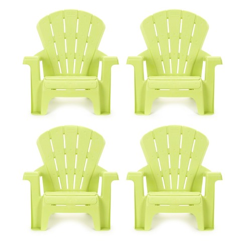 Little Tikes Garden Chair Green 4pk