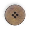 Dritz 23mm Recycled Leather Round Buttons Brown: 1/2" Sew On Sewing Fasteners, 6 Pieces, Plastic Material - 3 of 4
