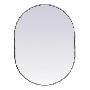 Elegant Lighting Metal Frame Oval Mirror 27x36 - 1 of 4