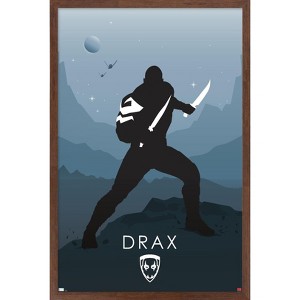 Trends International Marvel Heroic Silhouette - Drax Framed Wall Poster Prints - 1 of 4