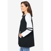 Woman Within Plus Size Baseball Sweatshirt - 4 of 4
