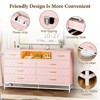 Dresser for Bedroom, 8 Drawer Dresser,55" Tv Stand Large Dresser Wooden - 4 of 4