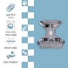 THE LICKER STORE Arlo Adjustable Soft Padded No Pull Pet Harness with 3 Buckles and 3 Leash Clips - 3 of 4