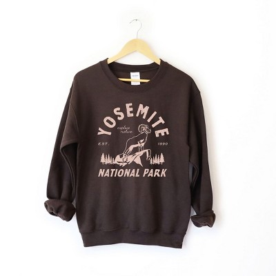 Simply Sage Market Women s Graphic Sweatshirt Vintage Yosemite National Park Target