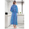 ADR Plush Fleece Robe for Women, Long Hooded Bathrobe with Hood, Plus Size - 3 of 4
