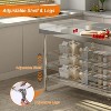 Acekool 36" NSF Stainless Steel Prep Table with Backsplash – Adjustable Commercial Workstation for Restaurants & Home Kitchens - 4 of 4