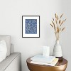 Cynthia Haller Classic blue and gold paisley Metal Framed Art Print - Deny Designs - 2 of 4