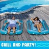 Inflatable Tanning Pool Lounge Float | Tanning Pool Float | Personal Pool Lounger | Tanning Pool with Pillow | Inflatable Tanning - 4 of 4