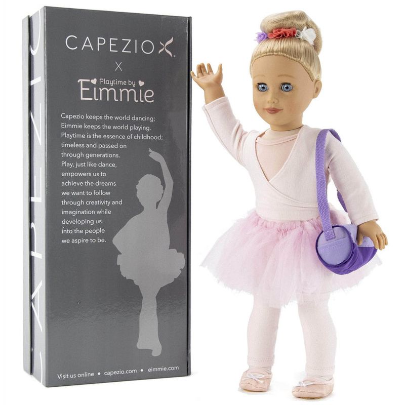 Playtime By Eimmie 18 Inch Capezio Ballerina Doll and Clothing Set, 2 of 8