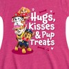 Girls' - Paw Patrol - Hugs Kisses Pup Treats Fit & Flair Cap Sleeve Dress - 2 of 3