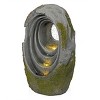 Alpine Corporation 32" 4-Tier Layered Oval Shaped Rainforest Sculptural Fountain With LED: Outdoor Polyresin Water Feature, Electric Powered - 3 of 4