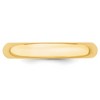 Black Bow Jewelry 2mm to 6mm 10K Yellow Gold Domed Comfort Fit Band - 2 of 4