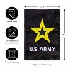 Evergreen Army Garden Flag 12 x 18 Inches Indoor Outdoor Decor - 4 of 4