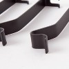 Aladdin Steel Spring Mount Clips for Hanging Oil Lamp, Fit H175 Hanging Lamp Frame, 2.75 x .375 in, Set of 3, Black - 4 of 4
