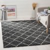 Arizona Shag ASG742 Power Loomed Indoor Rugs - Safavieh - 2 of 4