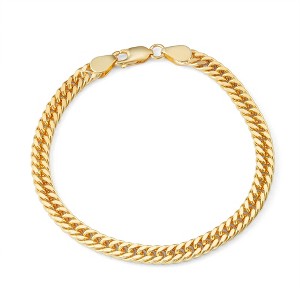Giorgio Di Vicenza 14K Gold Over Sterling Silver 4.2mm Curb Chain Bracelet - 1 of 2