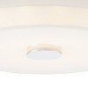 Possini Euro Design Clarival Modern Ceiling Light Flush Mount Fixture 12 1/2" Wide Chrome Dimmable LED Clear Ring White Acrylic Diffuser for Bedroom - 3 of 4