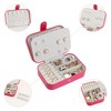 Unique Bargains Travel Portable Leather Jewelry Storage Display Holder - 3 of 4
