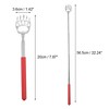 Unique Bargains 4 Pcs Extendable Bear Claw Stainless Steel Back Scratcher Red Green Purple Black - image 4 of 4