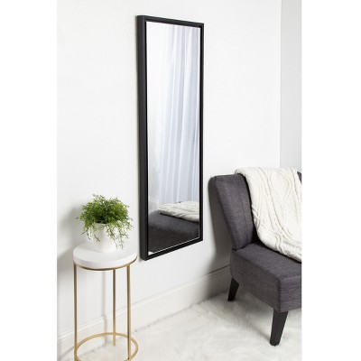 Gold Rectangular Full-Length Wood Framed Mirror