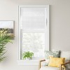 1pc Light Filtering Cordless Linen Blend Roman Window Shade White - Threshold™ - image 2 of 3