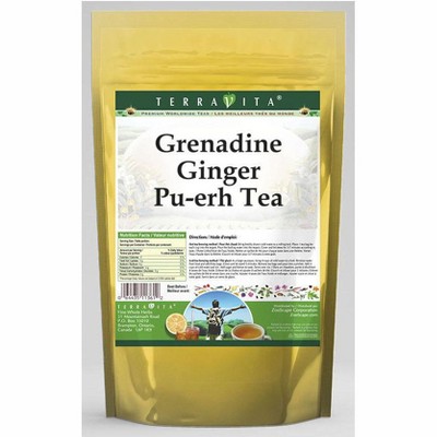 TerraVita Grenadine Ginger Pu-erh Tea (50 tea bags, ZIN: 538321, 2-Pack)