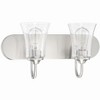 Craftmade Lighting Gwyneth 2 - Light Vanity in  Brushed Polished Nickel - 4 of 4