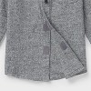 Toddler Boys' Adaptive Flannel Shirt - Cat & Jack™ Gray - 4 of 4