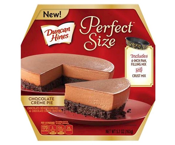 Duncan Hines Perfect Size Chocolate Cr&#232;me Pie - 5.7oz