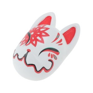 Unique Bargains Decorative Magnets Magnetic Fridge Sticker Irregular Shape Synthetic Resin Red White 1Pc - 1 of 3