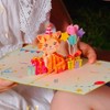 Paper Love Cat Birthday Pop Up Card, For Adults and Kids | 5" x 7" Cover - 4 of 4