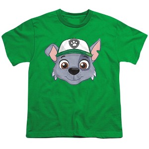 Boys' Paw Patrol Rocky Large Face T-Shirt - 1 of 4