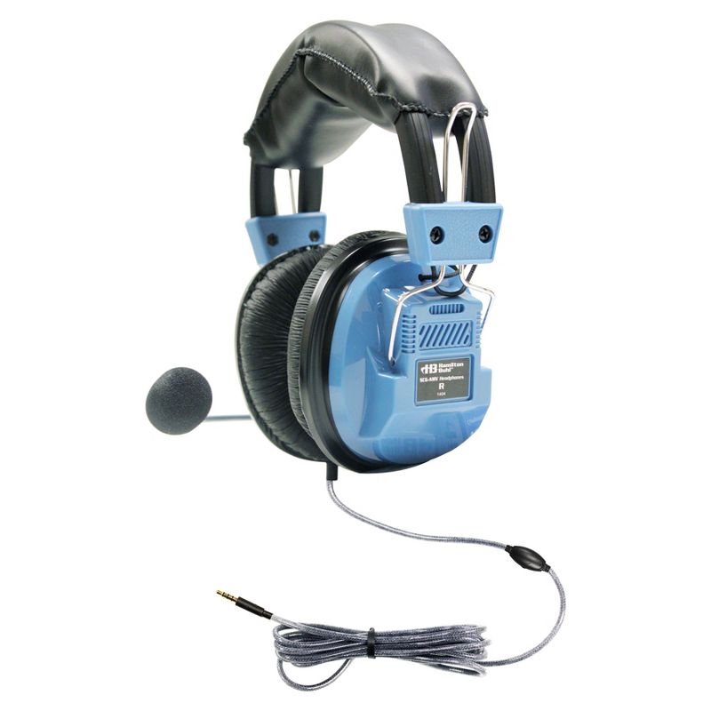HamiltonBuhl® Deluxe Headset with Gooseneck Mic and In-Line Volume Control plus TRRS Plug, 3 of 4