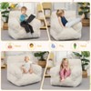 Kids Bean Bag Chair, Comfy Toddler Chair with Plush Bear, Toddler Bean Bag Sofa for Boys and Girls, Soft Corduroy Cover Lazy Sofa - 4 of 4