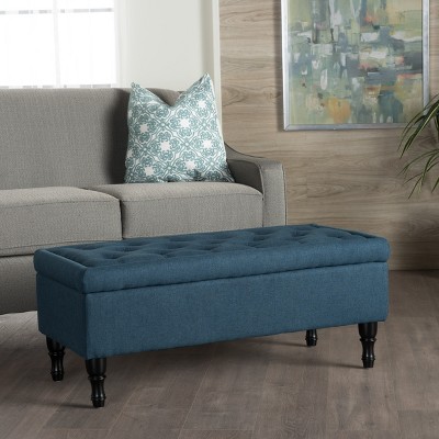 GDFStudio Breanna Contemporary Upholstered Tufted Storage Ottoman Bench