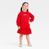 Toddler Girls' Fleece Sweatshirt - Cat & Jack™ - 4 of 4