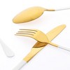 REGALWOVEN Stainless Steel Silverware with Knife Flatware Set Cutlery Set 4 Pieces - 3 of 4