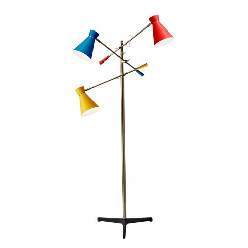 Casey Tree Lamp Black/white/brass - Adesso : Target