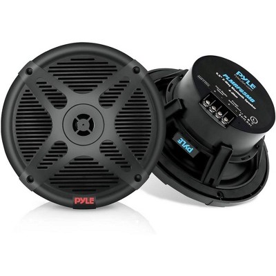 Pyle 6.5" Dual Marine Speakers - PLMR652B, Black