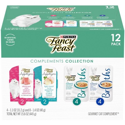 Purina Fancy Feast Lickable Appetizers And Broths Complements