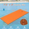 Costway 3-Layer Tear-proof Water Mat Floating Pad Island Water Sports Relaxing - 3 of 4